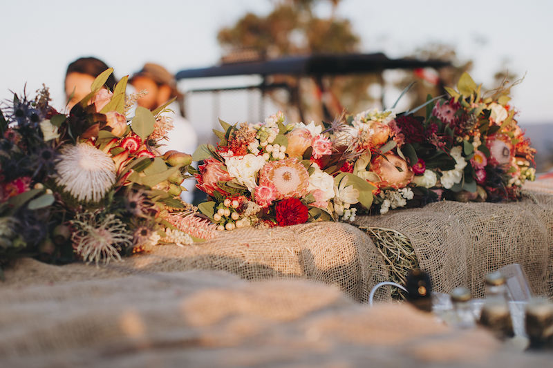 bride and bridesmaid bouquets for this mudgee wedding . event and wedding sylist and florist mudgee monkey